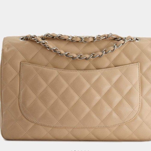 BNWT CHANEL DOUBLE FLAP  Light Beige #20389417 - Picture 4 of 16